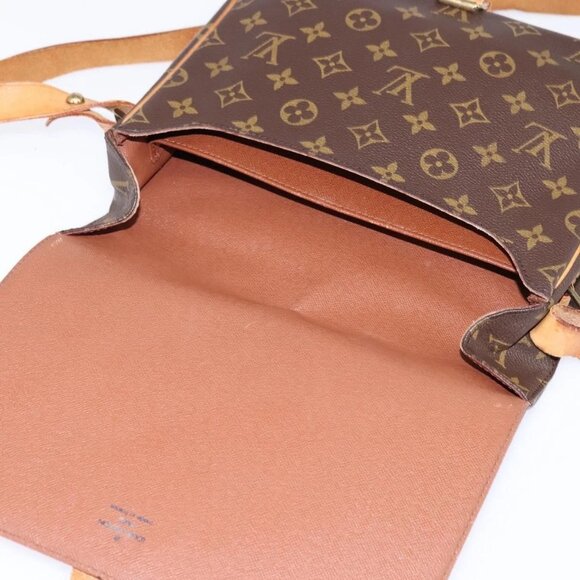 LOUIS VUITTON Monogram Cartouchiere GM Shoulder Bag M51252 LV Auth BA5913 - Picture 10 of 16